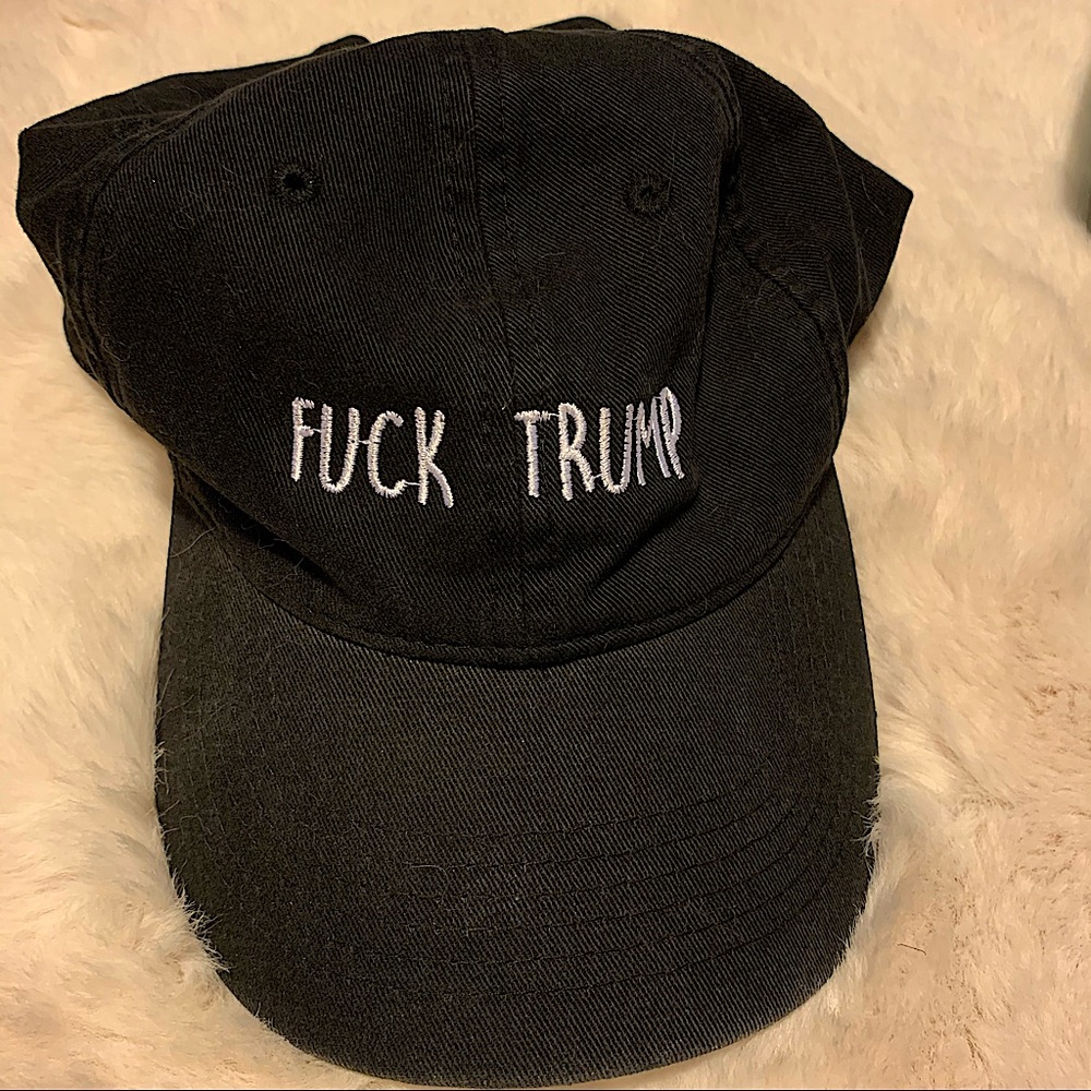 Fuck Trump embroidered cap